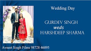 🔴 Live Wedding Day ll Gurdev singh weds Harshdeep sharma ll Avneet Singh Films CONT.98728 46095