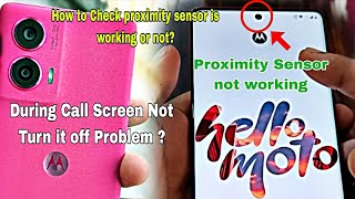 Call karne par Display off nahi hota hai | Motorola edge 50 fusion | How to test proximity sensor