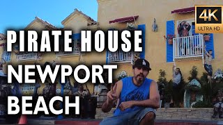 Feb 7 2023 NEWPORT BEACH - Pirate house  Pirates of Caribbean Balboa Beach California Antonio Artist