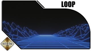 Free VJ Loop Motion Background | 80s Synthwave Landscape #0993