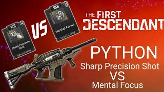 GLEY Massacre Python Sharp Precision Shot VS Mental Focus THE FIRST DESCENDANT