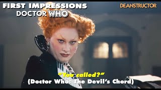 The Devil's Chord | Reaction | First Impressions Doctor Who 50 | @deanstructor