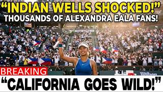 Indian Wells PACKED! Thousands of Alexandra Eala Fans Take Over California!