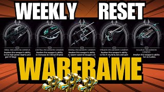 Warframe Weekly Reset Okina Incarnon and 3 Forma! - Incarnon adapters and more! (March 23, 2025 )