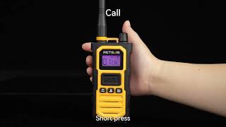 HOW TO SET- Retevis RB48Pro 10W Long Range 3-Proof Two Way Radio