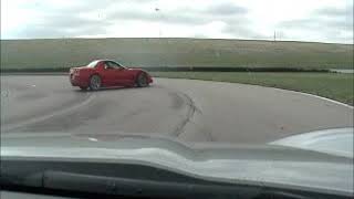 HPT Z51 C6 Corvette and Red C5 Corvette Spin in the Rain 2011