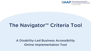 The Navigator Tool, a Disability Led Business Accessibility Tool interview with Vincenzo Piscopo