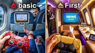 I Tried “Gaming” In EVERY Airplane Seat...