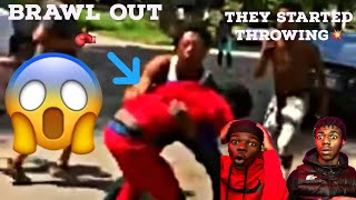 THEY SHOT AT THEIR OPPS AFTER GETTING INTO A BRAWL OUT! (Reaction)