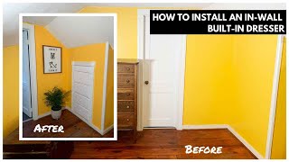 How To Install An In-Wall Built In Dresser