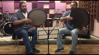 Daf duet performance of Parham Saremi and Reza Jafari