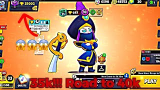 35k BACK! ROAD TO 40k! 😱😱😱 | brawl stars