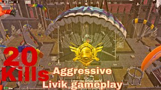 AGGRESSIVE LIVIK GAMEPLAY Video With @RAVSPUBG