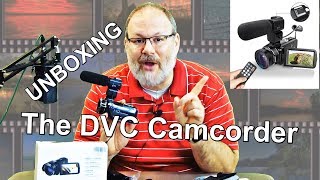UNBOXING and REVIEW of the DVC Digital Video Camera Camcorder with boom microphone