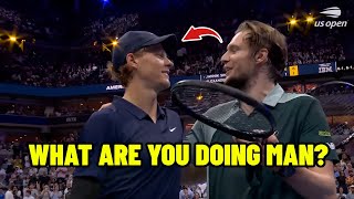 Jannik Sinner REACTION On Alexander Bublik Interaction After The Game