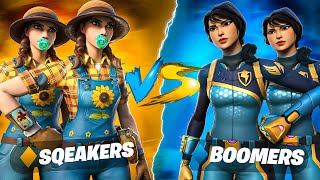 2 Squeakers vs 2 Boomers for $100!