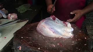 Satisfying Raw Beef Cutting | ASMR Butchering & Knife Sounds