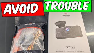 Redtiger F17 Elite review | Triple dash cam | Car safety