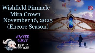 Mira Crown November 16 : Infinity Nikki Outfit Guide Encore Season