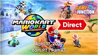 Mario Kart World Direct | Nintendo Switch 2 LIVE! @GameJunctionMedia
