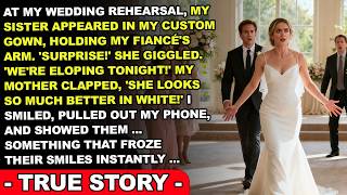 Caught My Sister in My Wedding Dress With My Fiancé—My Calm Response Shocked Everyone