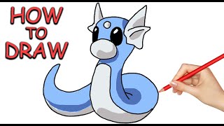How to Draw Pokemon - Dratini