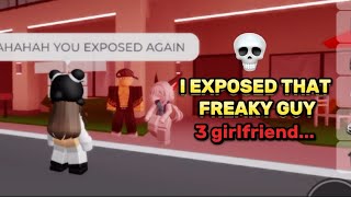 I MEET WITH THAT FREAKY GUY🤢 AGAIN!!💀 | ROBLOX VIDEO 