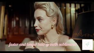 faster and longer hair growth subliminal ✨ | LISTEN FOR BEAUTIFUL HAIR!