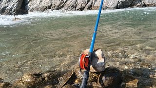 Rod fishing in India | nepali fishing rod  |  nepali fishing fish trap 