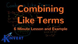 Combining Like Terms | Kinvert
