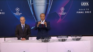 UEFA Champions League Quarter final Draw 2022 Live Results | Football Flash  #UCLDraw