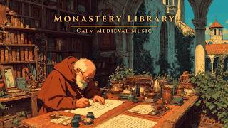 Calm Medieval Music for Writing & Study – In the Monastery Library