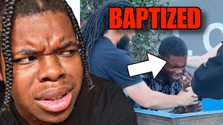 Travis Hunter Gets Baptized And Conjured An Important Question For Christians...