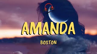 AMANDA by BOSTON (Lyrics Video)