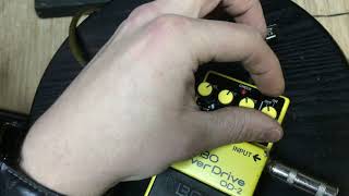 Guitar pedal Boss Turbo overdrive OD-2 (Demo)