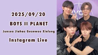 250920 BOYS II PLANET ☀️💇‍♂️🐅🐉 Instagram Live