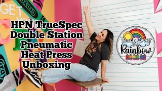 @HeatPressNation TrueSpec Double Station Pneumatic Heat Press Unboxing & Set Up
