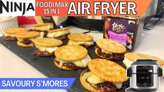 AIR FRYER SAVOURY S'MORES with Brie & Caramelised Onion Chutney | NINJA FOODI Christmas Recipe