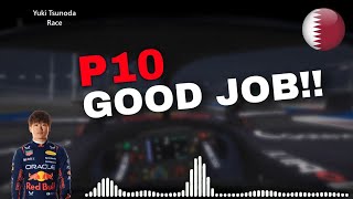 Yuki Tsunoda  FULL Team Radio After THE 2025 Qatar GP!