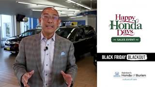 Black Friday Blackout Deals | Happy Honda Days Sales Event | Rairdon's Honda of Burien