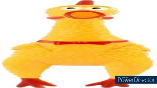 rubber chicken singing Not Like Us by Kendrick Lamar