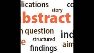 How to write abstracts: processes