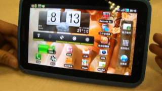 Samsung Galaxy Tab 多媒體、輸入示範