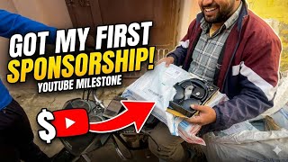Got My first SPONSORSHIP from YouTube 😁💸