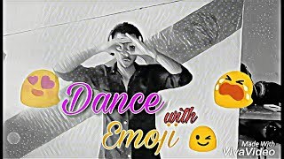 Emoji Romantic Dance | Bas Ek Baar Tumko | love song | emoji | dance |