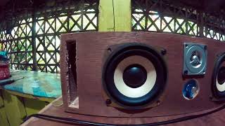 TDA 7297 stereo amplifier  DIY  Simple Boombox unfinished #TDA7297 #boombox