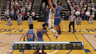 NBA live 16 andre iguodala reverse dunk on O'Quinn