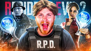 I Platinum'd Resident Evil 2 as a complete noob