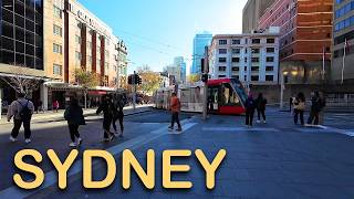 From George Street to Darling Harbour via Chinatown | Sydney Walking Tour in 4K!