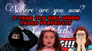 5 YEARS GIRLS SING FADED PERFECTLY|ALAN WALKER AND JUDGES SHOCKED #MOVIEMANIA